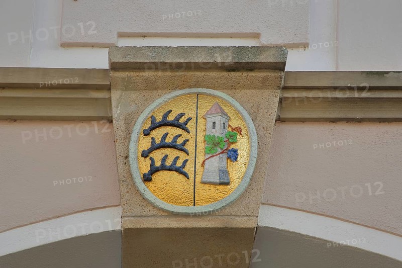 City coat of arms on the town hall