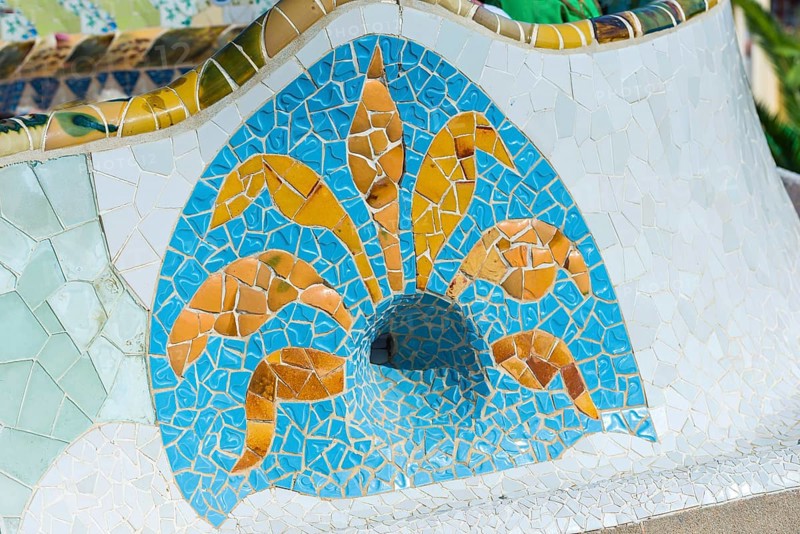 Art made of tiles