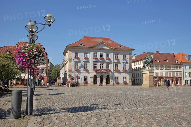 Town hall and monument to Prince Regent Luitpold of Bavaria