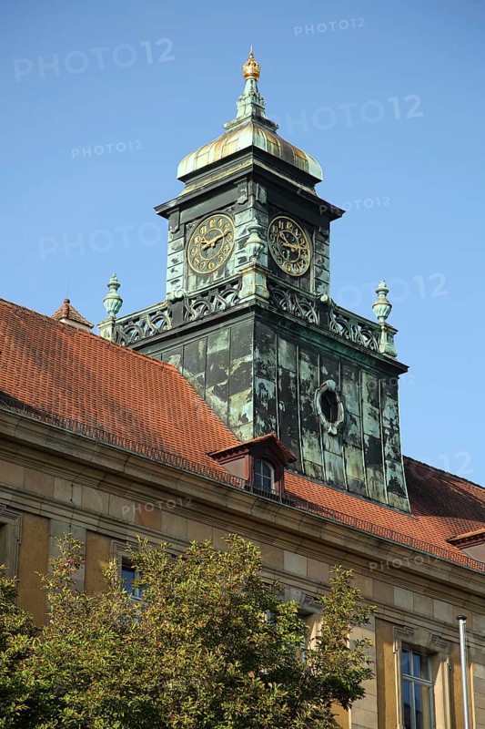 Tower helmet with clock