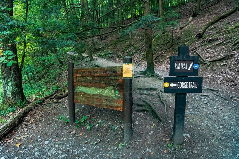 Robert H. Treman State Park: Gorge Trail. Tompkins County