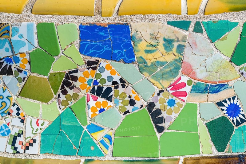 Art made of tiles