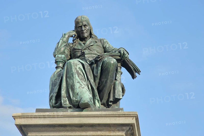 Sculpture of poet Friedrich Rueckert Monument