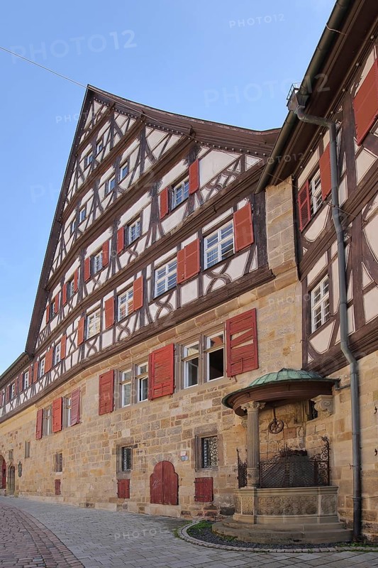 Half-timbered house Sektkellerei Kessler