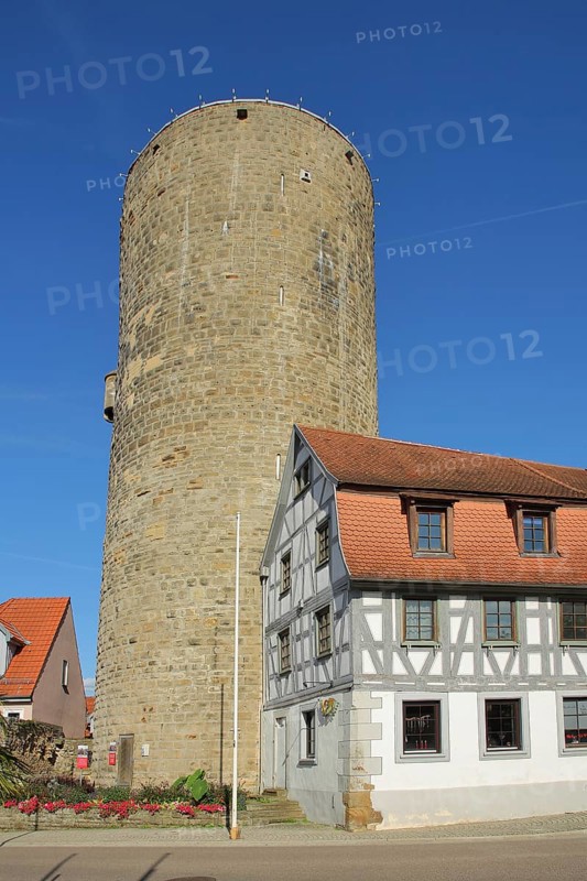 Historic Waldhorn Tower built 1220