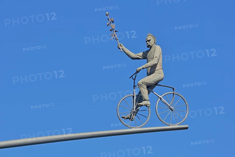 Sculpture Friedrich Hoelderlin by Peter Lenk 2003