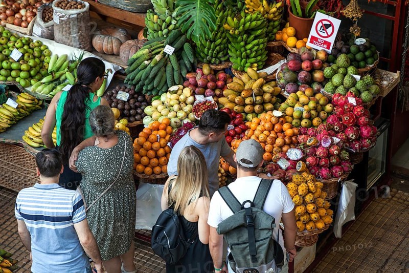 Exotic fruit stall
