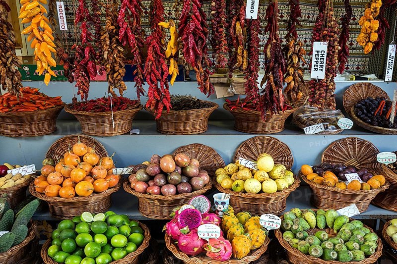 Exotic fruit stall