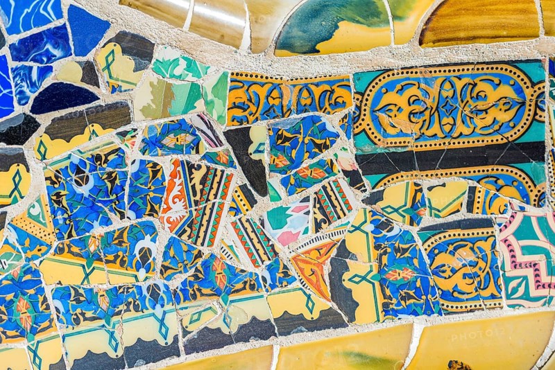 Art made of tiles