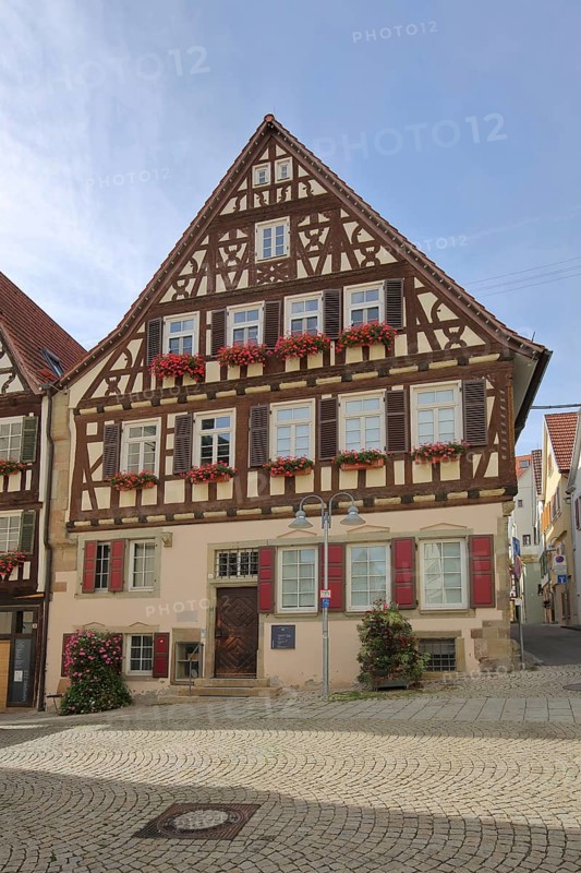 Half-timbered house on the market square