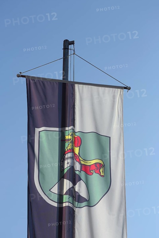 City flag at the city hall