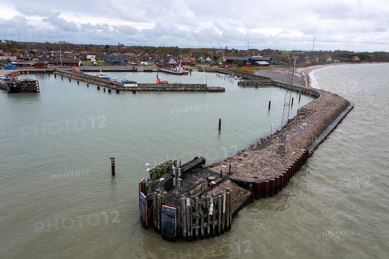 Entrance to Gedser ferry port