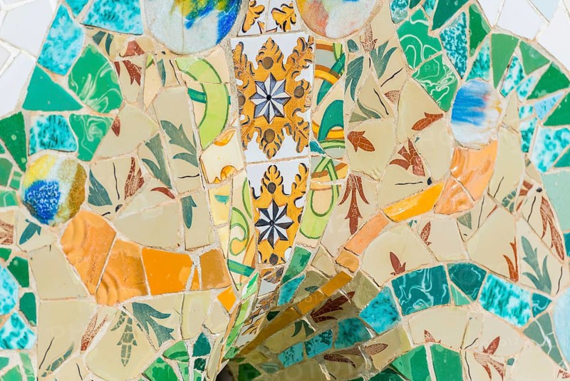 Art made of tiles