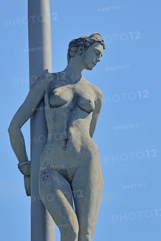 Sculpture Friedrich Hoelderlin by Peter Lenk 2003