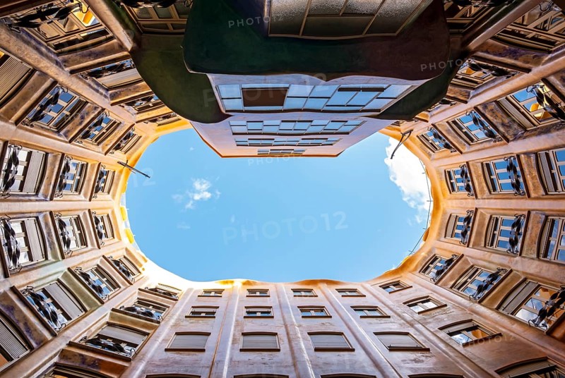 Low angle view of atrium