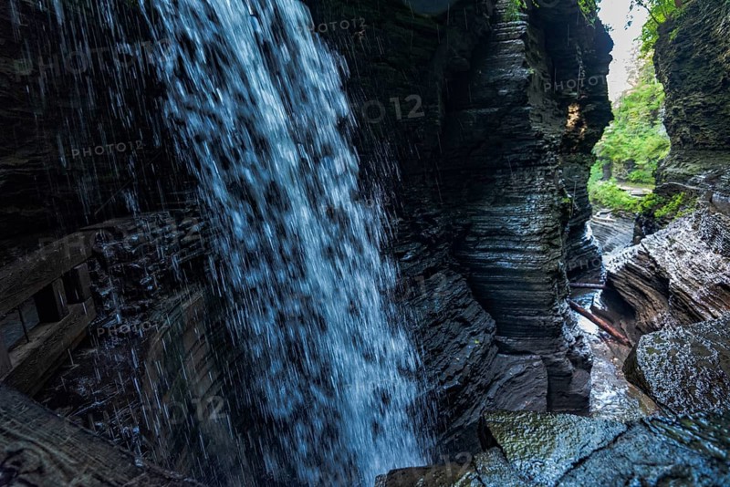 Watkins Glen State Park: Gorge Trail entrance and tunnel