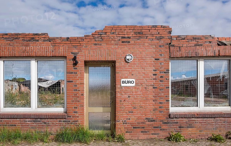 Demolished house