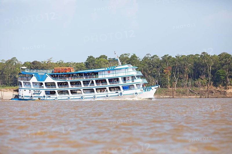 River cruise ship on the Rio Negro
