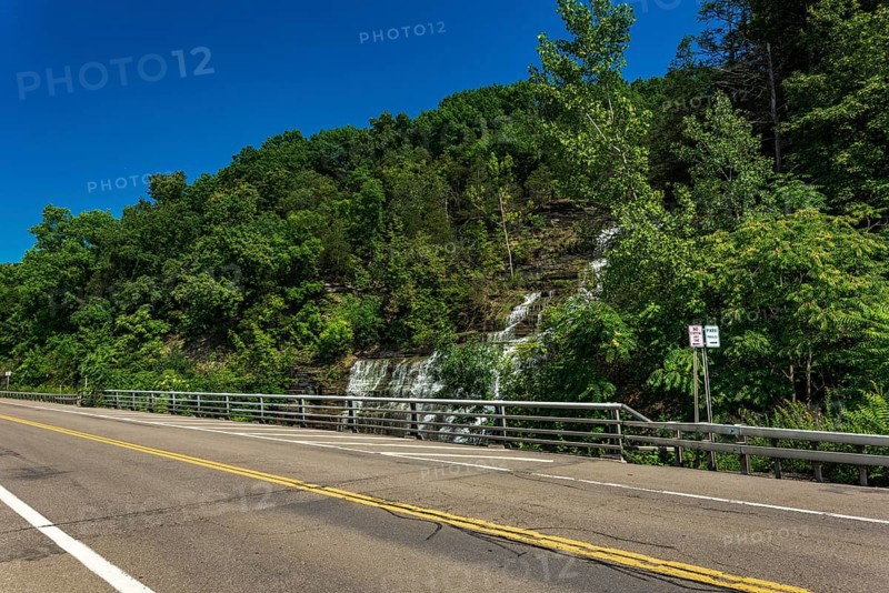 View on Hector Falls on Seneca Lake