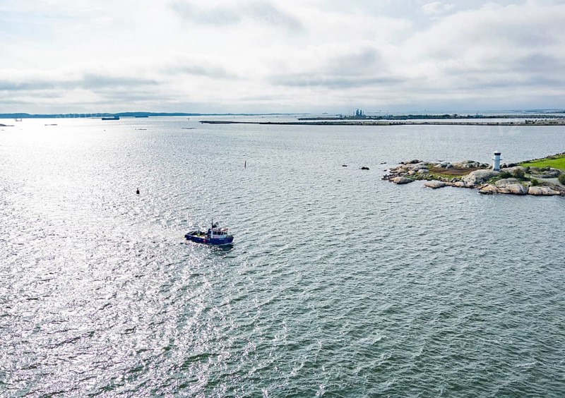 Mouth of the river Goeta Aelv