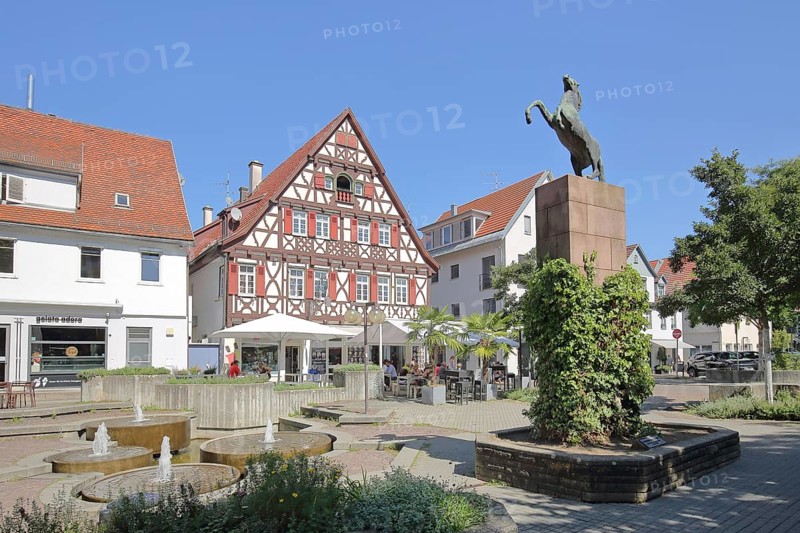 Horse figure at the Rossmarkt