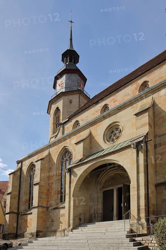 Gothic town church built in 1513