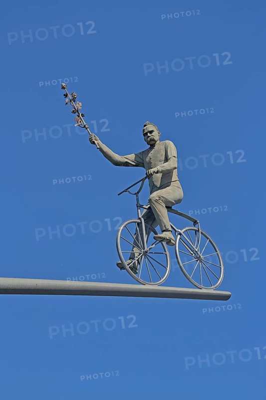 Sculpture Friedrich Hoelderlin by Peter Lenk 2003
