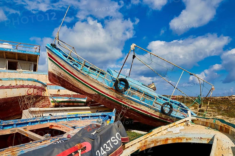 Boats on top of each other