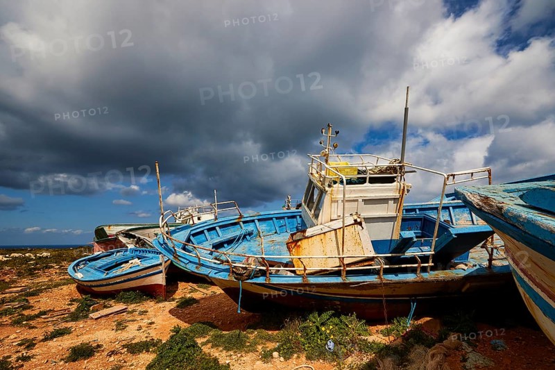 Larger boat with cabin