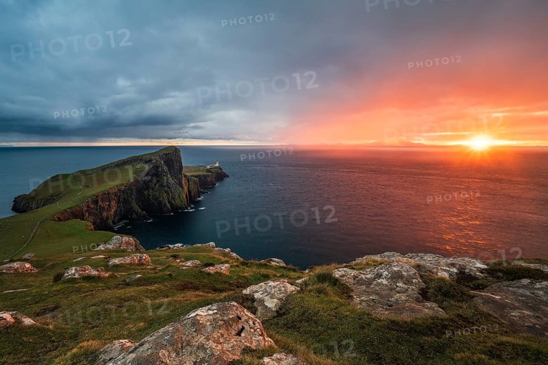 Neist Point at sunset