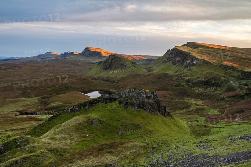 View of rocky landscape Quiraing