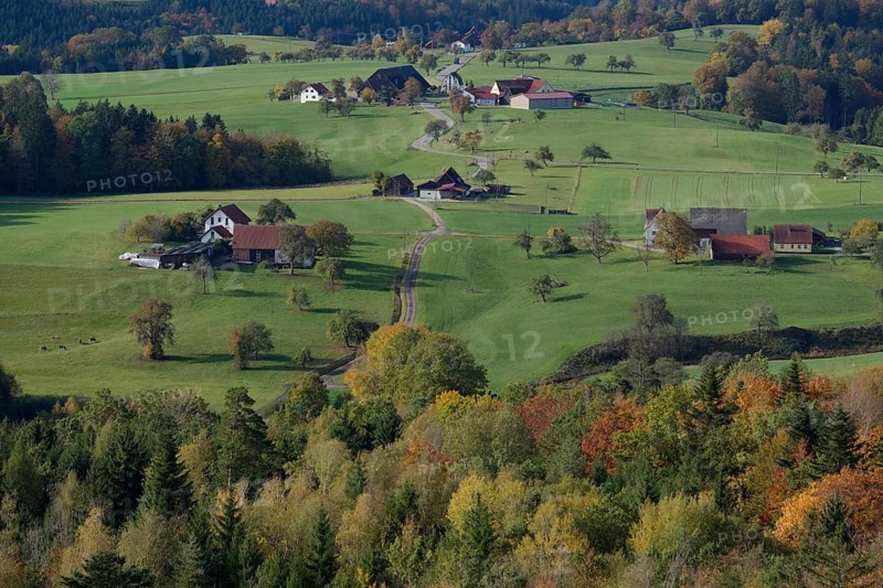 Autumn landscape near Sulzbach-Laufen