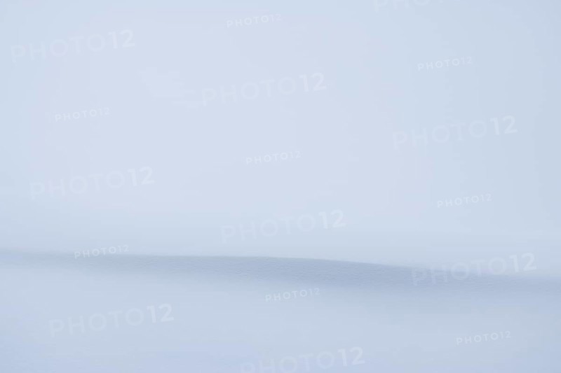 Winter landscape near the wind beeches with fog and morning light