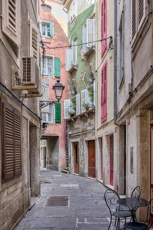 Old Town Street in Piran