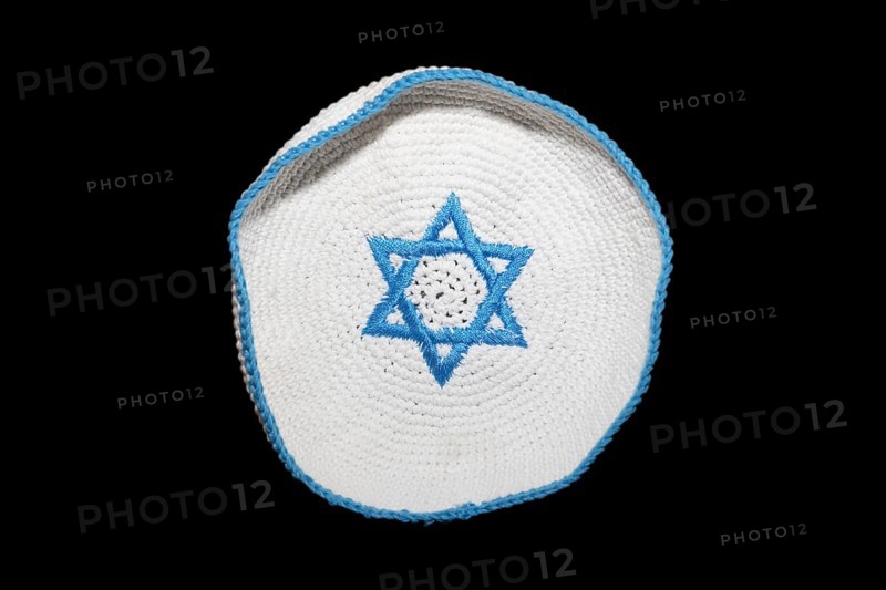 A knitted version of the kippa