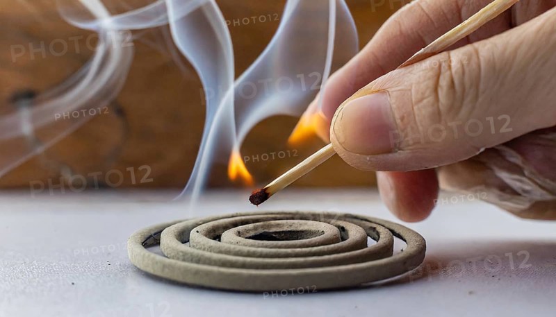 Spiral coil smoking