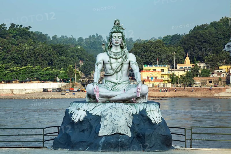 God Shiva statue in Rishikesh