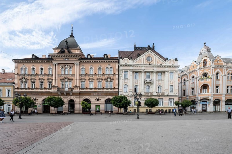 House facades on the main square
