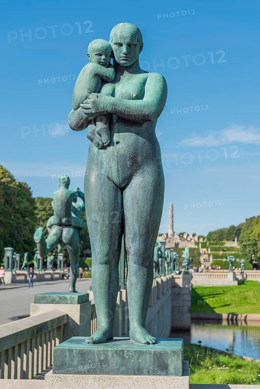 Mother-Child Sculpture by Gustav Vigeland