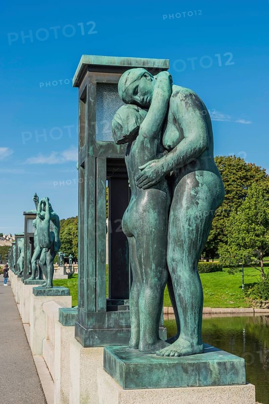 Mother-Daughter Sculpture by Gustav Vigeland