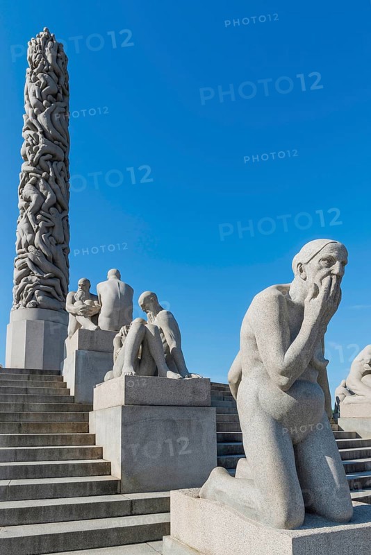 Monolith Sculpture by Gustav Vigeland