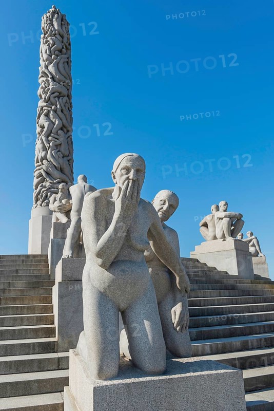 Monolith Sculpture by Gustav Vigeland