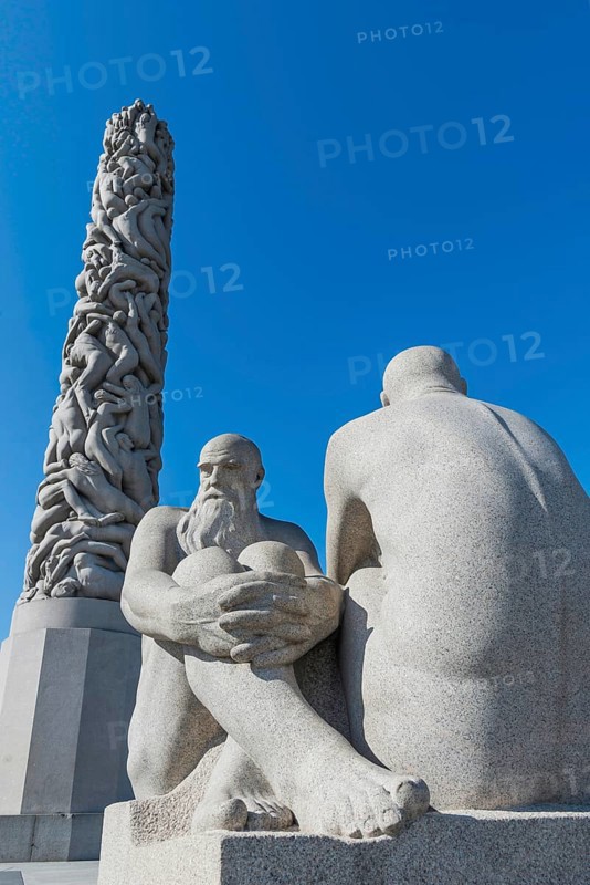 Monolith Sculpture by Gustav Vigeland