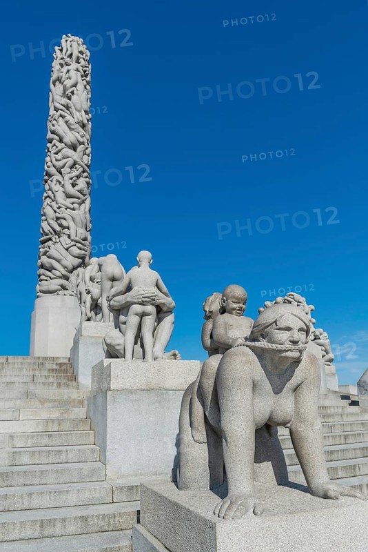 Monolith Sculpture by Gustav Vigeland