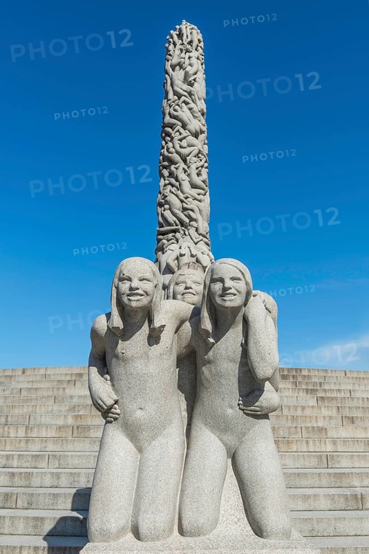Monolith Sculpture by Gustav Vigeland