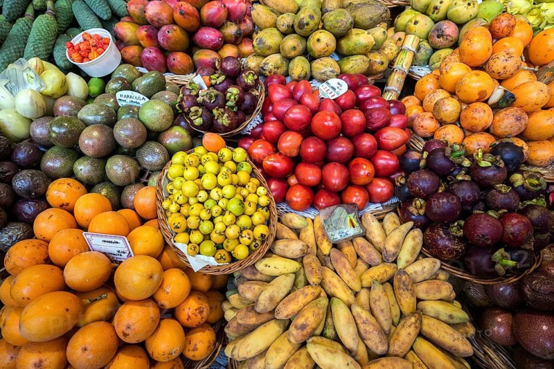 Exotic fruit stall