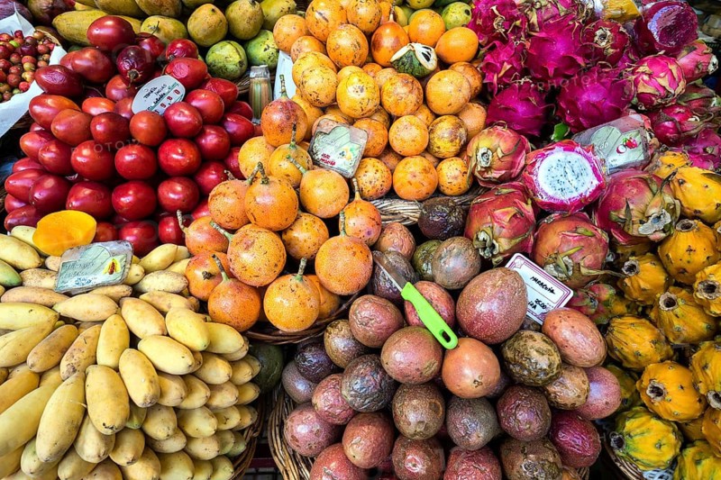 Exotic fruit stall
