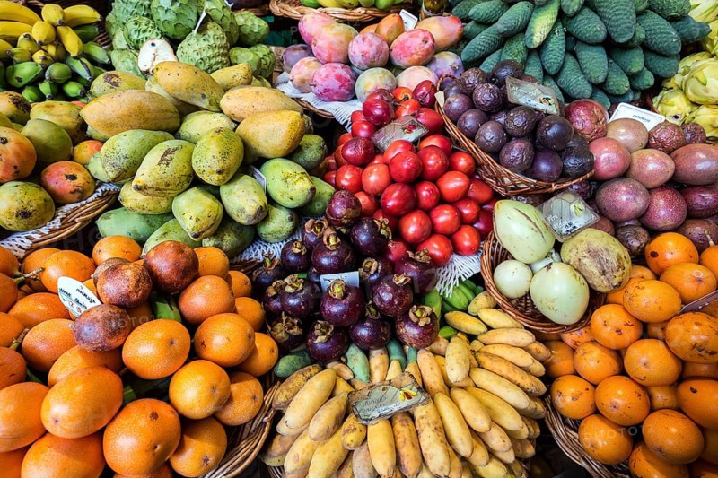 Exotic fruit stall