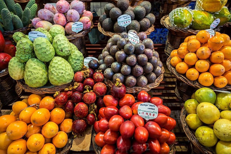 Exotic fruit stall