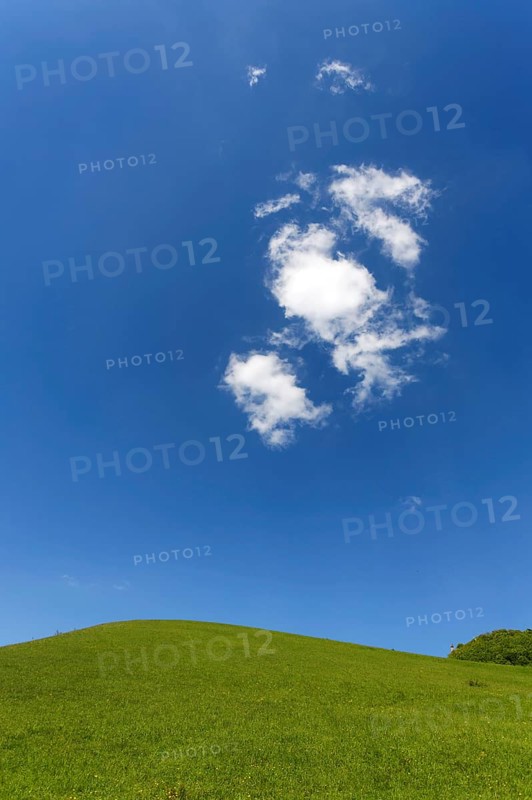 Hill on the Albtrauf with cloud
